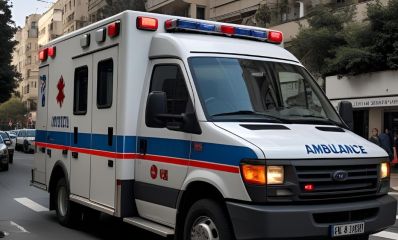 אמבולנס בכביש, צילום אילסטרציה AI