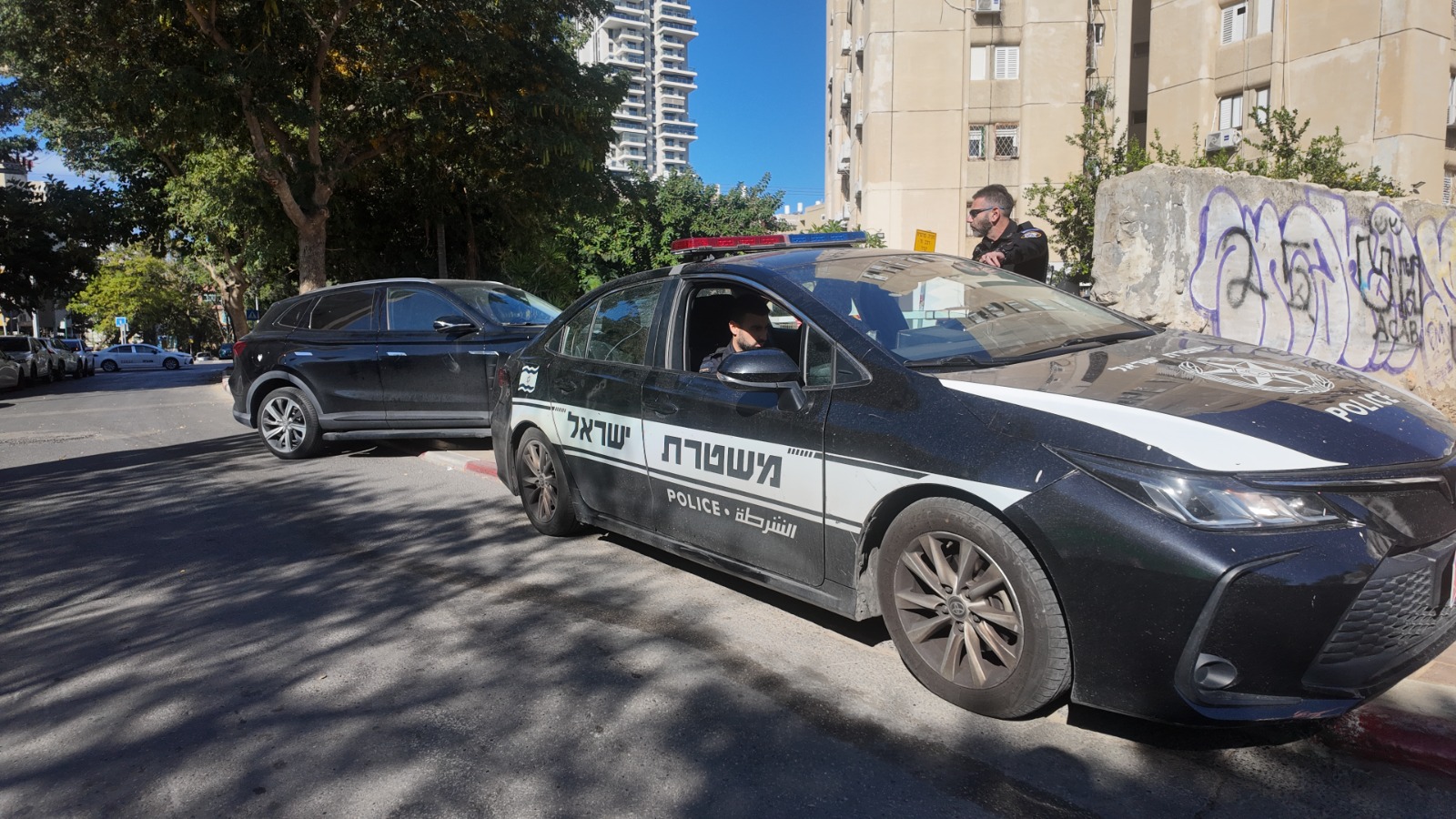 ניידת משטרה בבת ים, צילום: משטרה