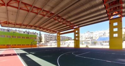 מגרש ספורט מקורה, צילום: עיריית בת ים