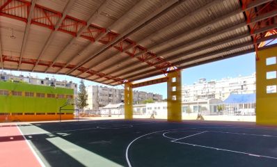 מגרש ספורט מקורה, צילום: עיריית בת ים