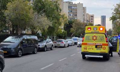 אמבולנס טיפול נמרץ בזירת האירוע, צילום: מד"א