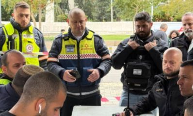 חמ"ל במתחם העירייה לתרגיל אירוע פח"ע, צילום: עיריית חולון